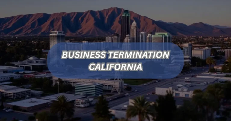 Business Termination California