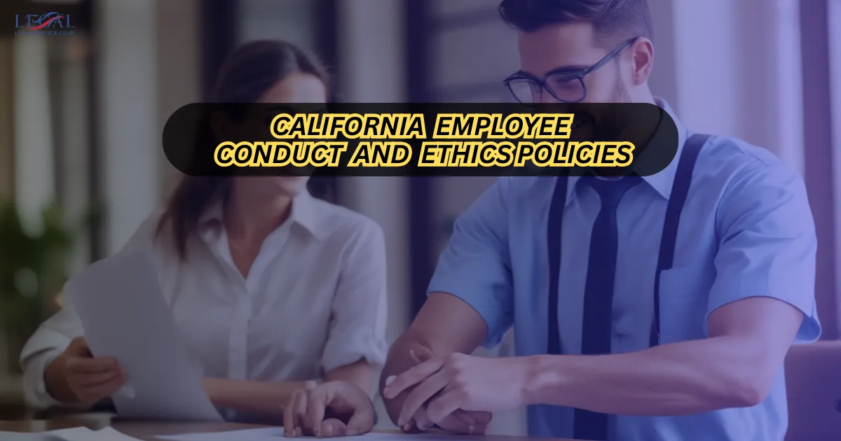 California Employee Conduct and Ethics Policies