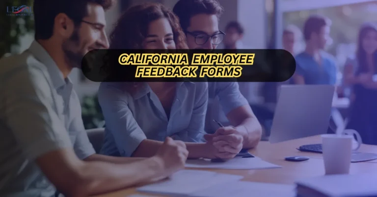 California Employee Feedback Forms
