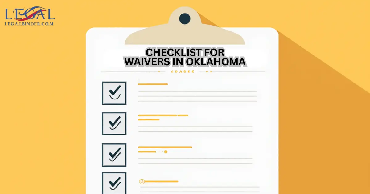 waiver Oklahoma checklist