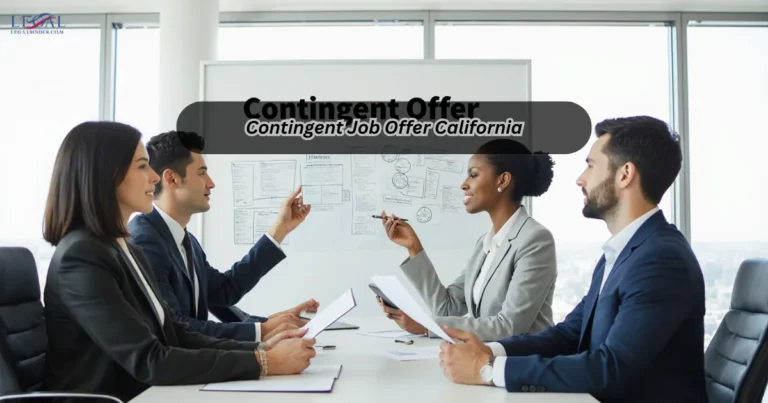 Contingent Job Offer California
