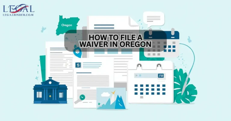 File Waiver Oregon