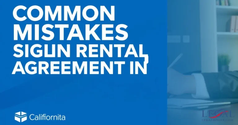 Rental Mistakes California