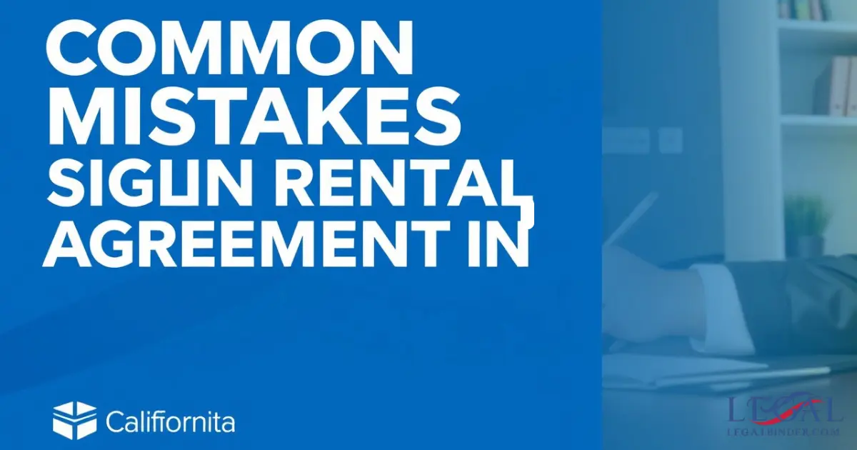 Rental Mistakes California