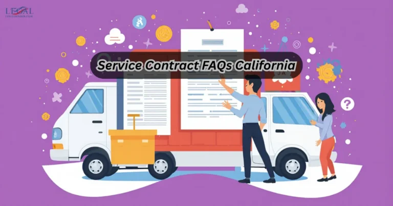 Service Contract FAQs California