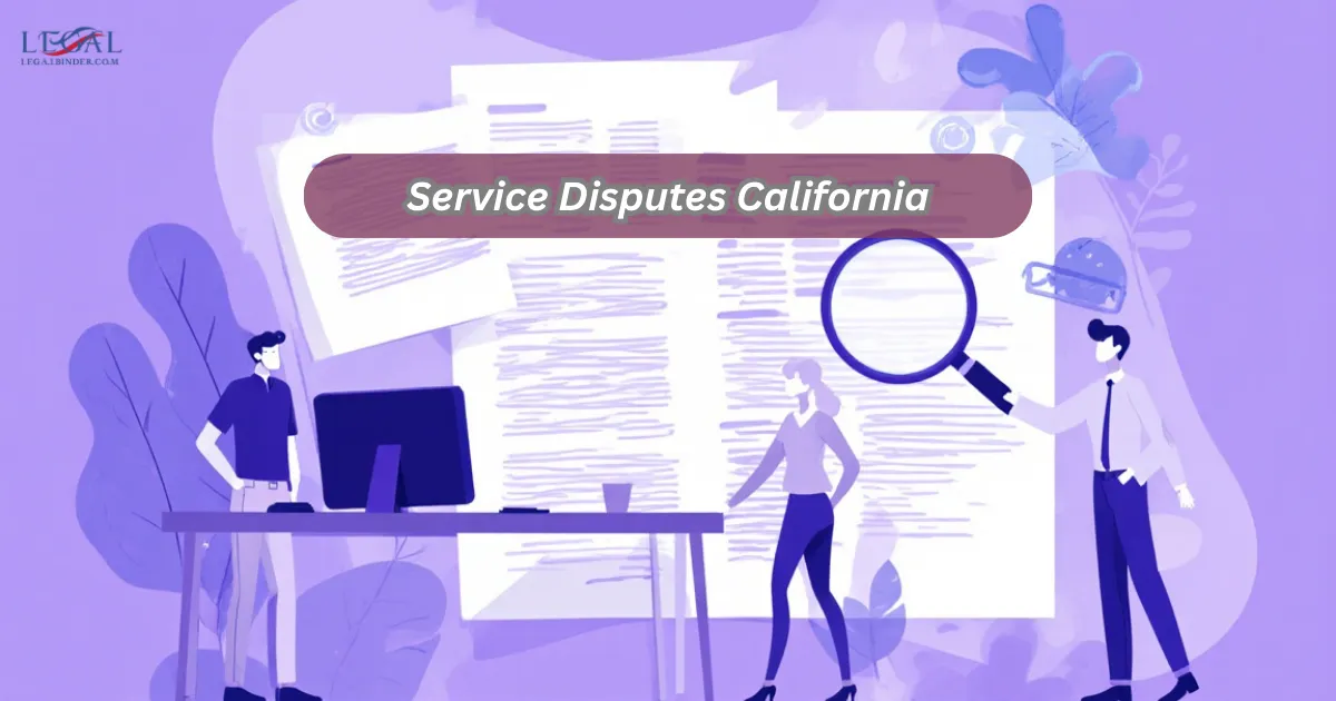 Service Disputes California