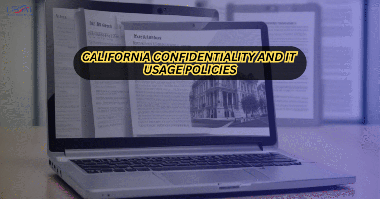 California Confidentiality and IT Usage Policies