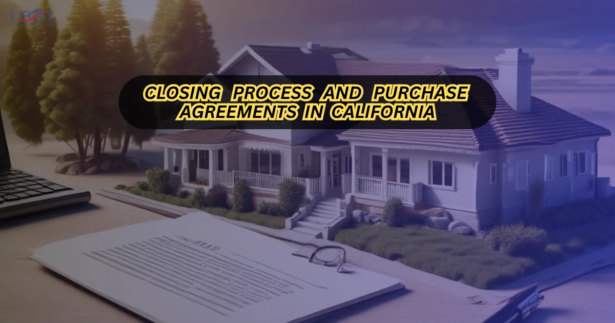 Closing Process and Purchase Agreements in California