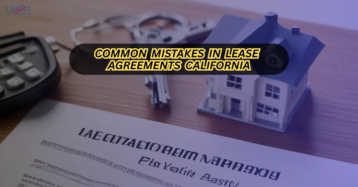 Common Mistakes in Lease Agreements California