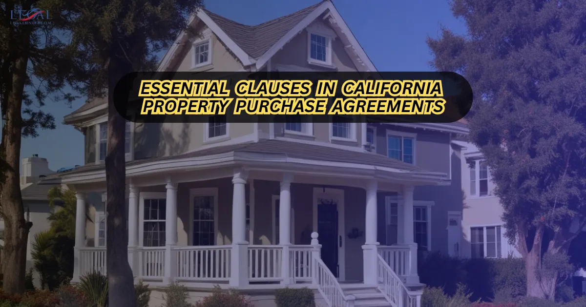 California Property Purchase Agreements